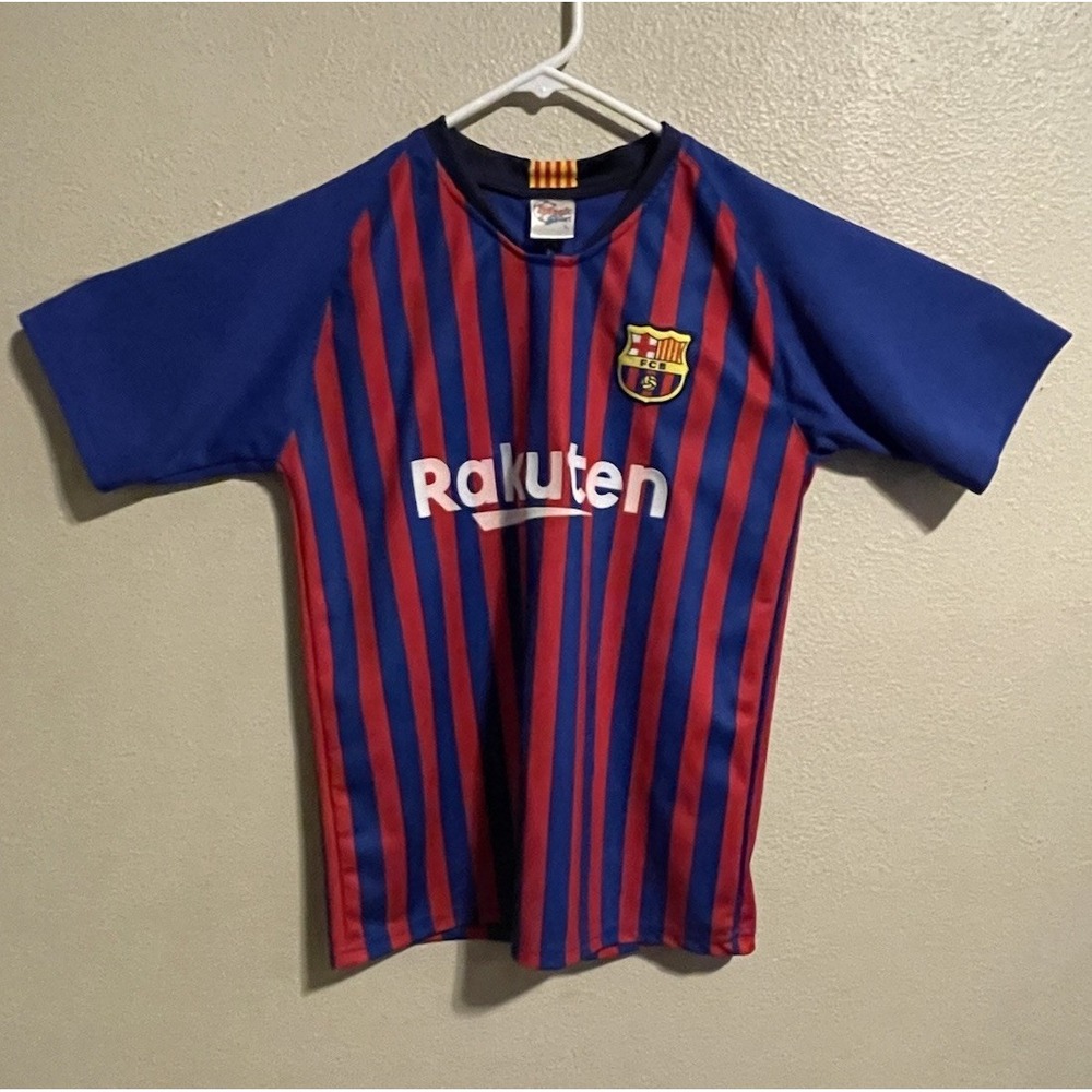 Magic Sport FCB NESSI‎ Rakuten Football Soccer Youth Large Shirt      S413